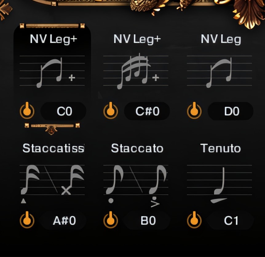 Articulations Palette Sam Gossner recording on Musicmakers