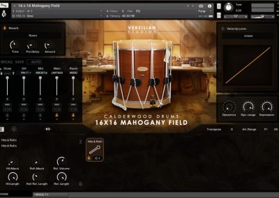 16x16 Mahogany Field UI