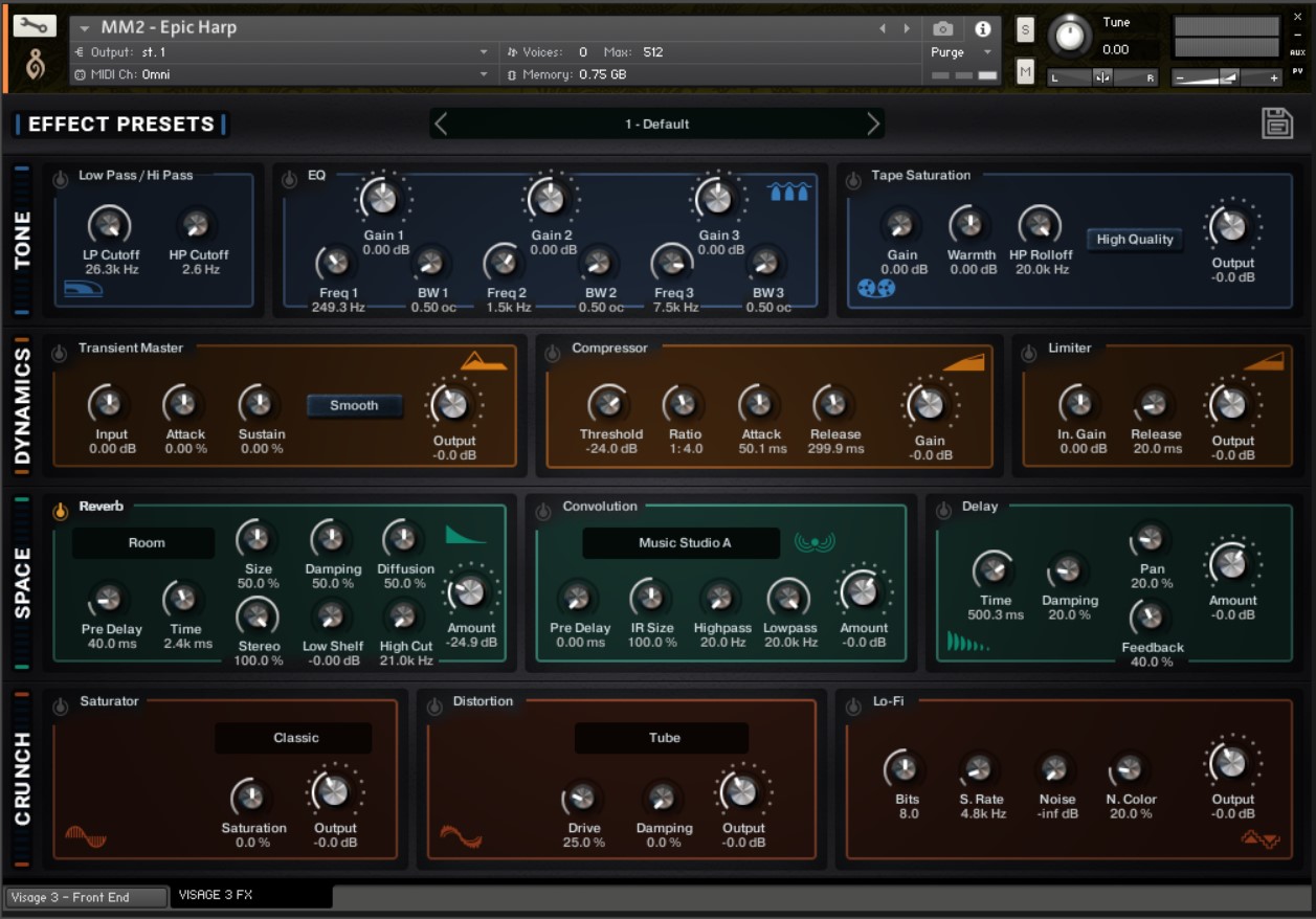 Musicmakers 2 - Mirage FX Page Musicmakers 2 - Mirage FX Page